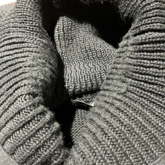 Marc Buchanan Men’s Black Heavy Knit‎ Pullover Shawl Collar Sweater Size XL - Picture 9 of 9